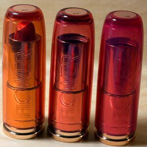 Flower Beauty Lipstick - Set of 3 - Orchid - Berry-More - Tiger Lily